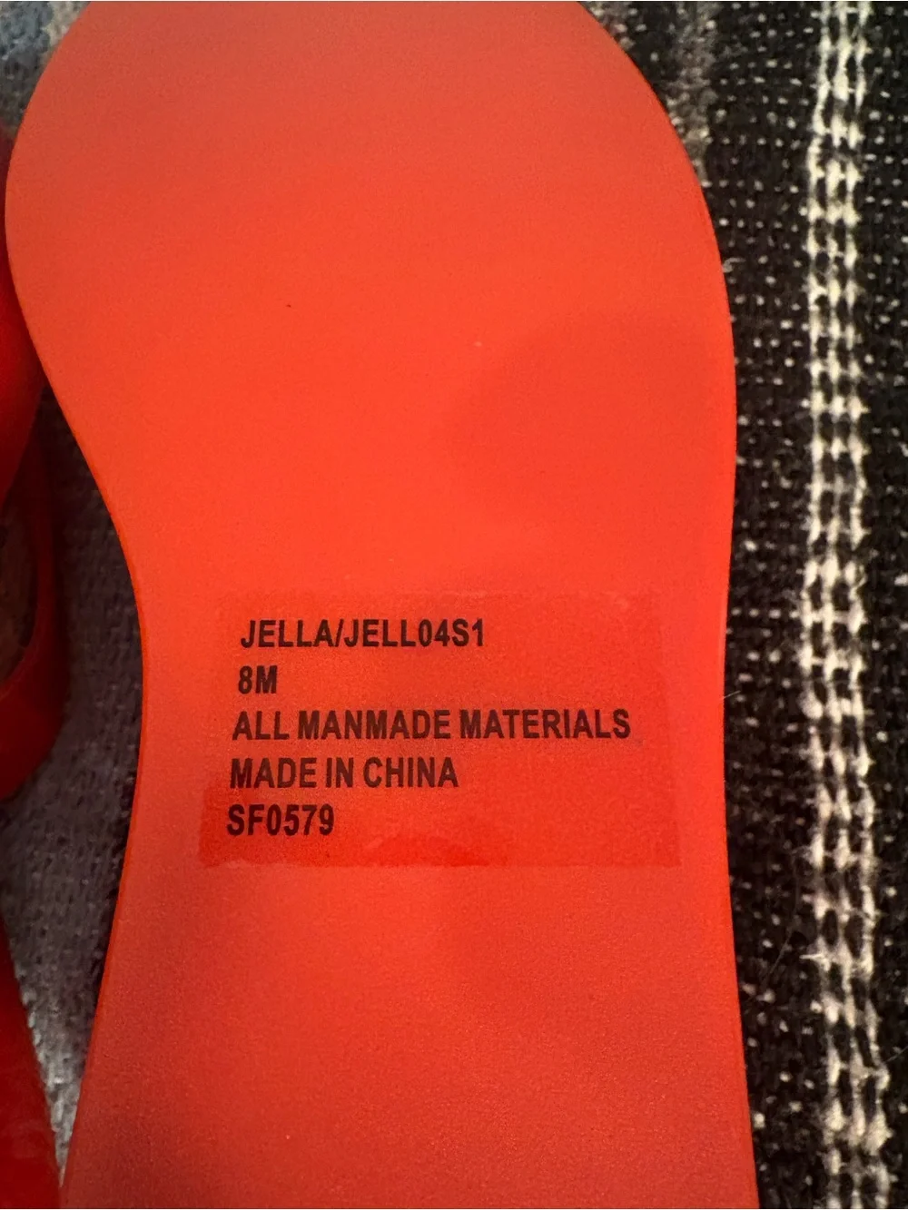 Steve Madden Red Orange  Platform Flip Flop Sandals, women’s 8, NWB & Tote Bag
